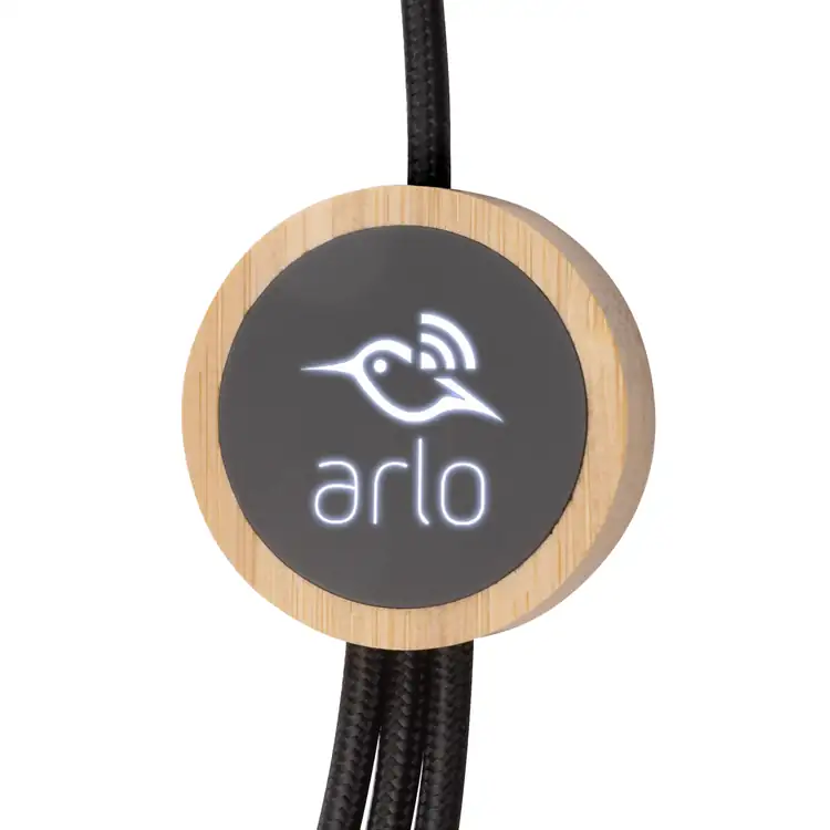 Cirrina Bamboo Light-Up Charging Cable #2