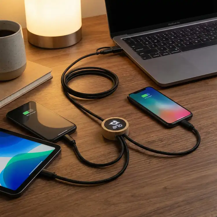 Cirrina Bamboo Light-Up Charging Cable #5