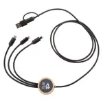 Cirrina Bamboo Light-Up Charging Cable