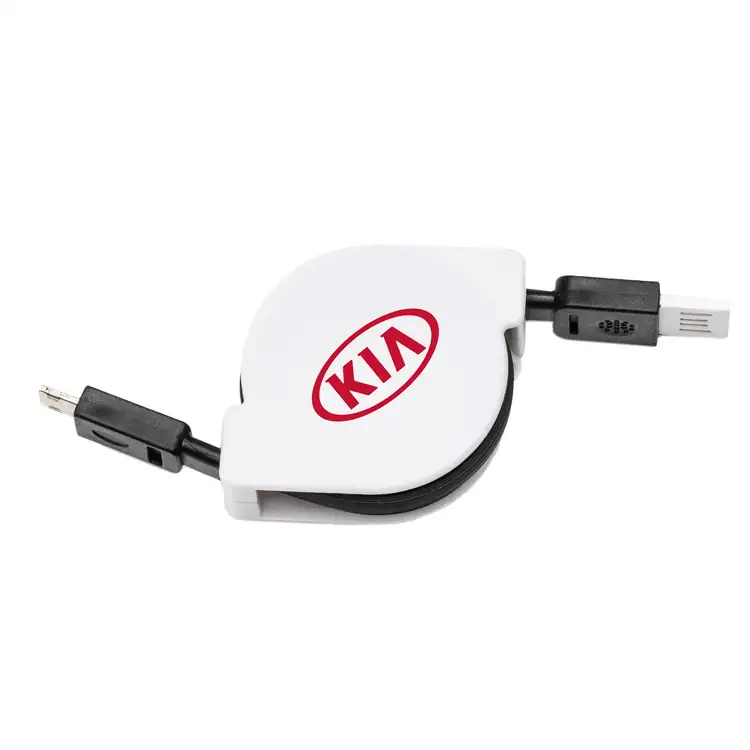 Retractable Micro USB and 8-Pin Charging Cable #4