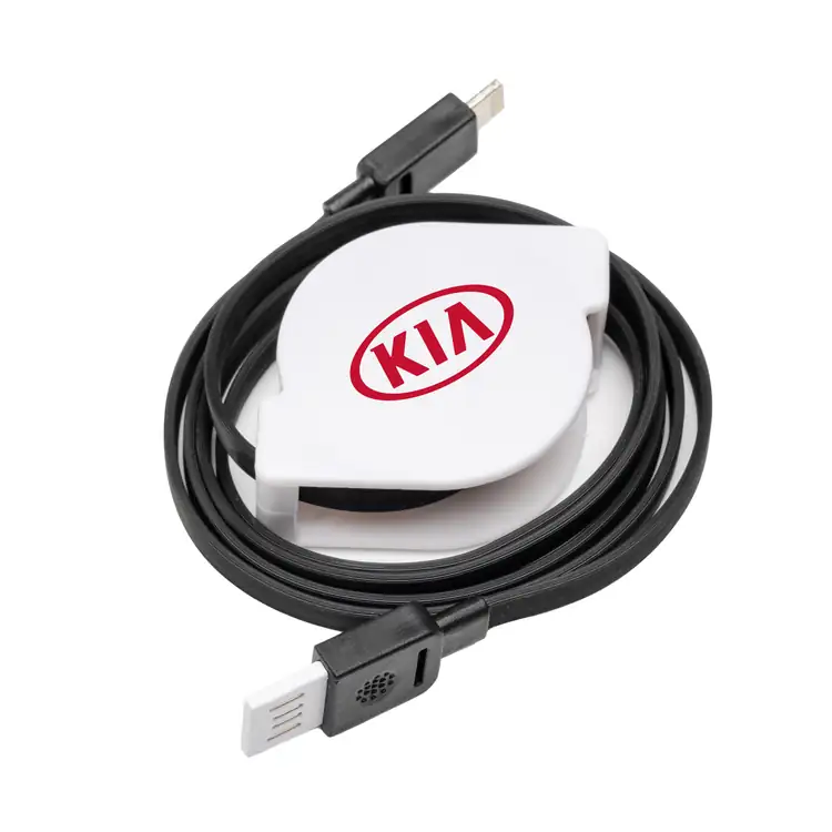 Retractable Micro USB and 8-Pin Charging Cable #5