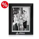 Albrighton Black and Silver Picture Frame - Laser Engraved