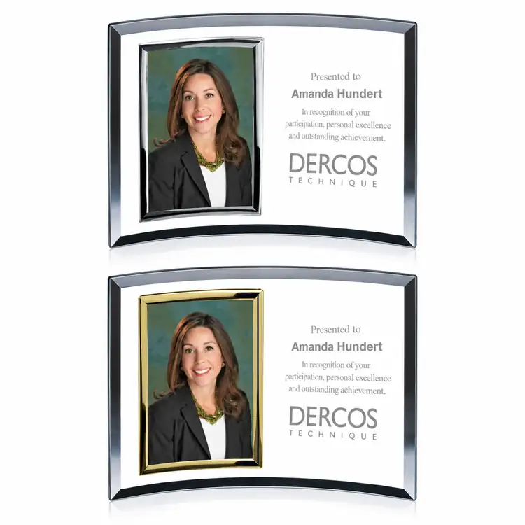 Crescent Picture Frame for Photo 4" x 6" - Vertical