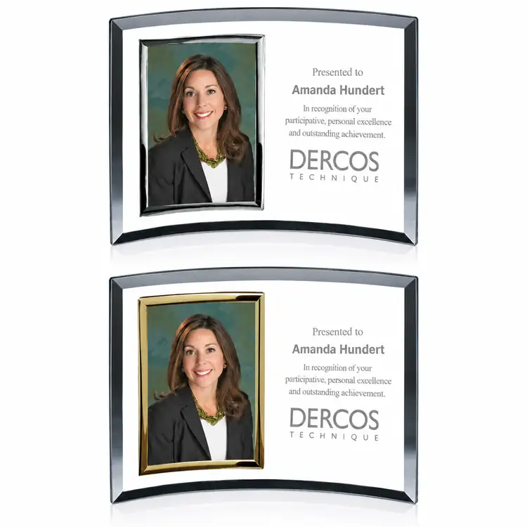 Crescent Picture Frame for Photo 5" x 7" - Vertical