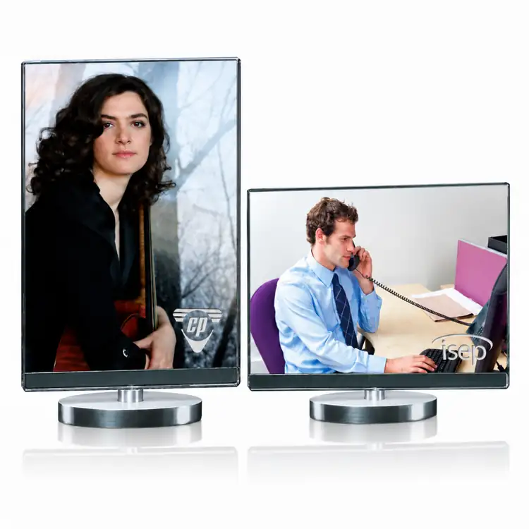 Axis Rotating Picture Frame - Deep Etch