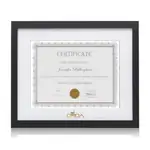 Cadre pour certificat Aberdeen - Noir