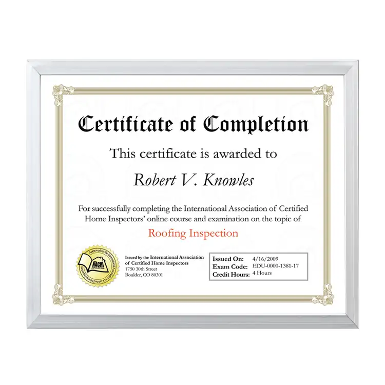 Acacia Certificate Frame #3