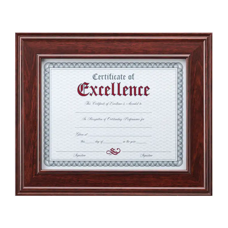 Accolade Certificate Frame