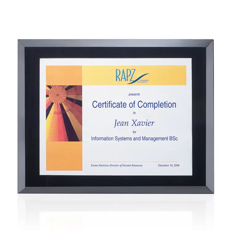 Avonlea Certificate Frame #3