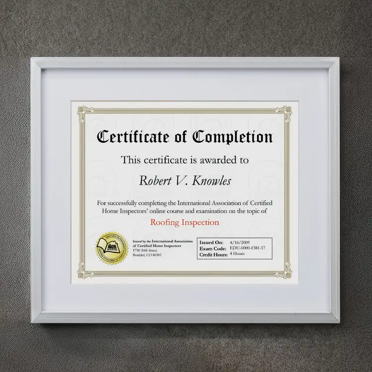 Cadre pour certificat Burnell - Argent #4