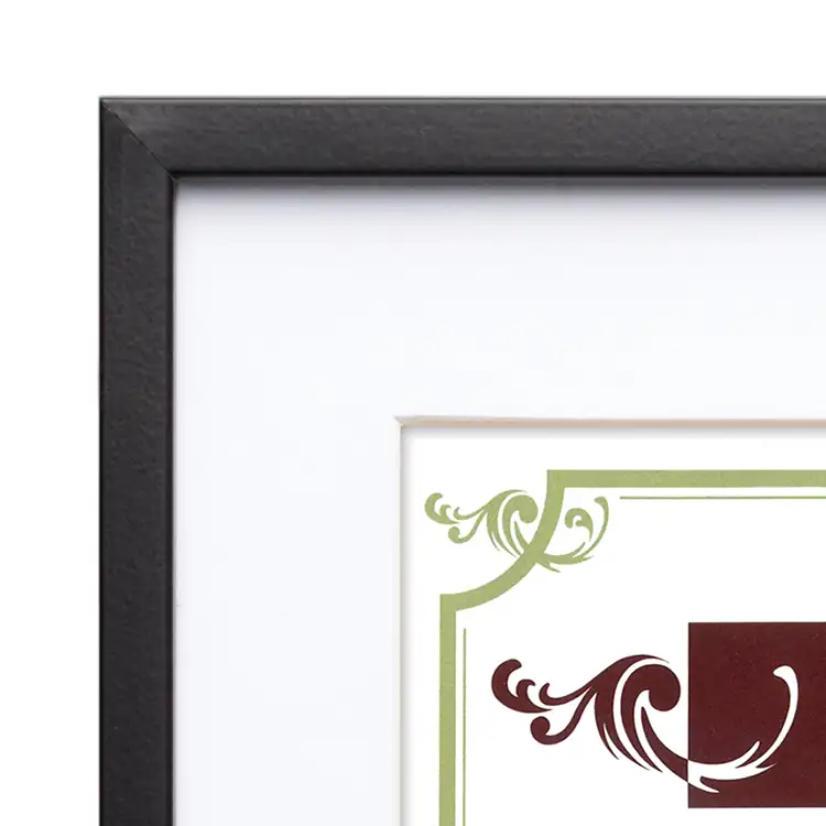 Burnell Certificate Frame - Black #2