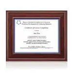 Cadre pour certificat Calthrop
