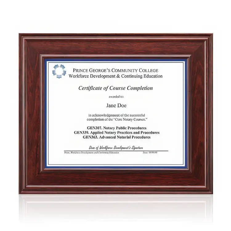 Calthrop Certificate Frame