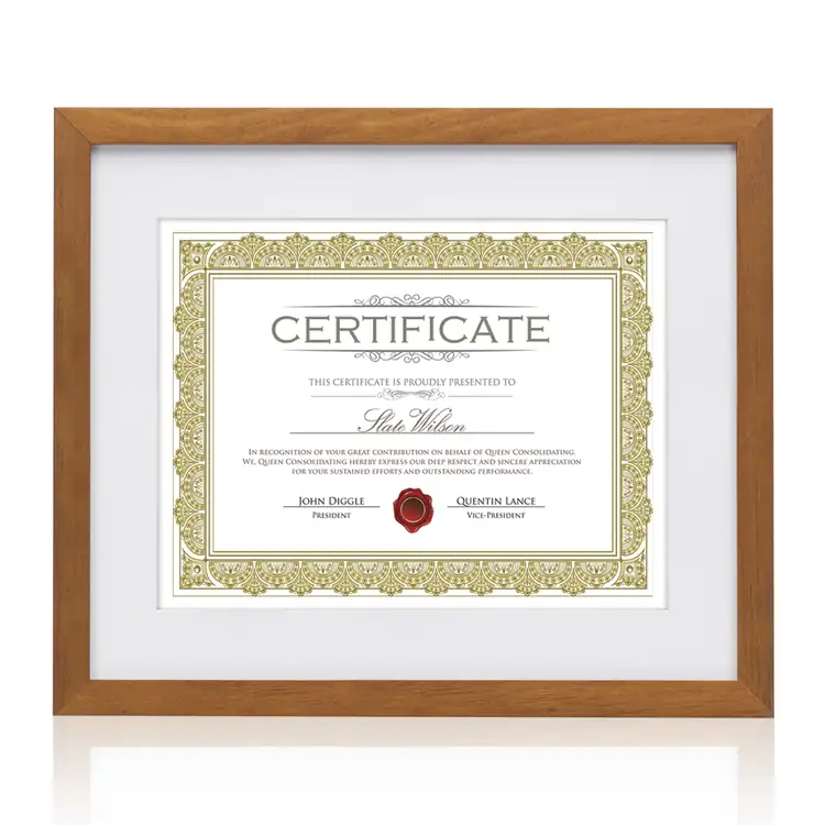 Carter Certificate Frame #4