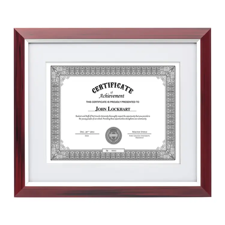 Cadre pour certificat Casanova