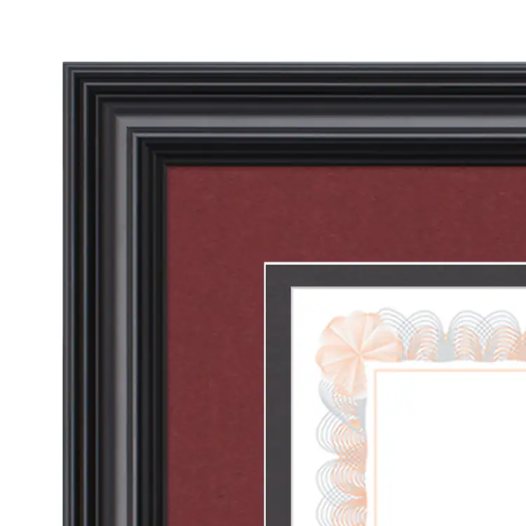 Cottingham Certificate Frame - Black #12
