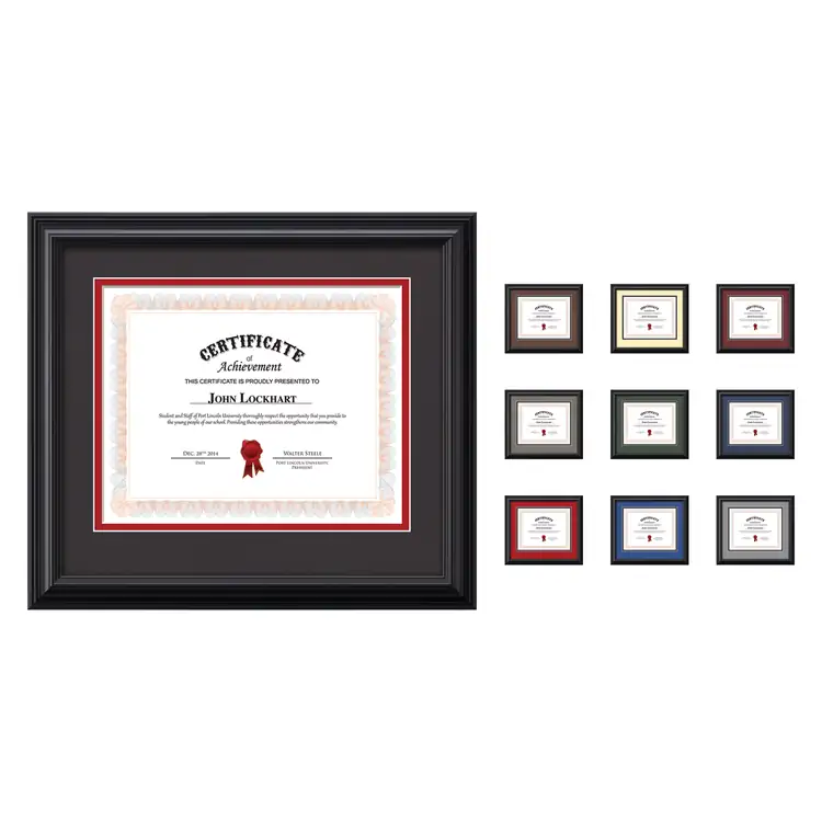 Cottingham Certificate Frame - Black