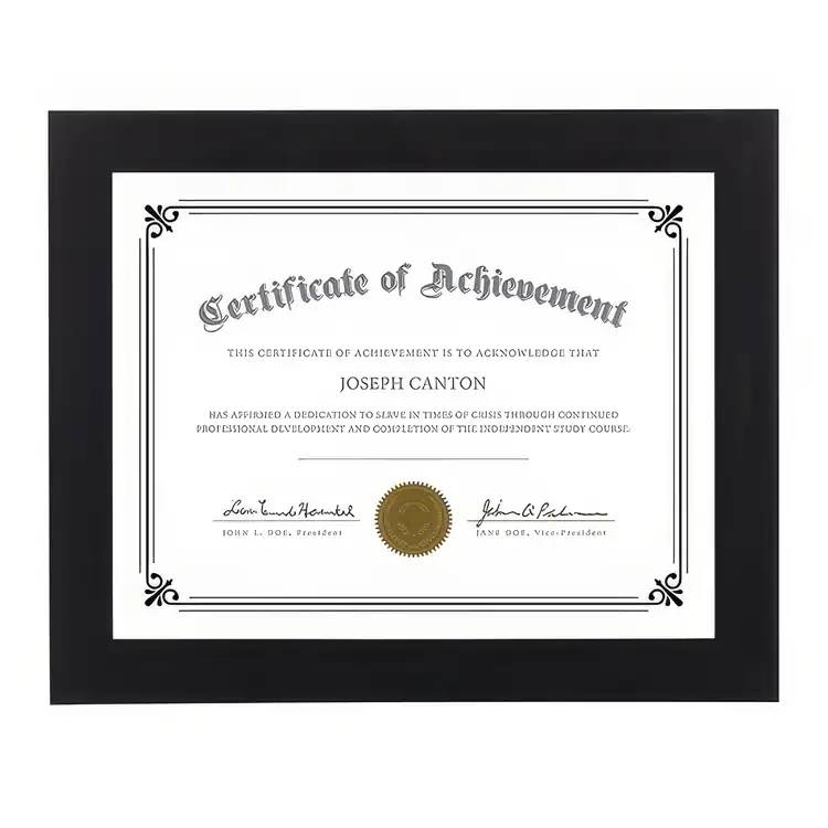Dodge Certificate Frame