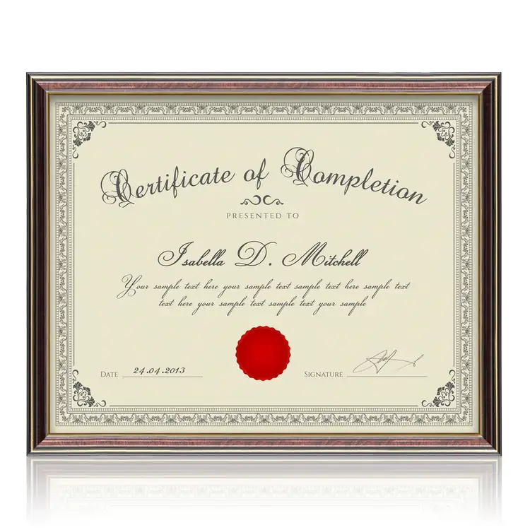 Cadre pour certificat Ellison 11" x 14" #5