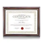 Cadre pour certificat Farnsworth - Cerisier