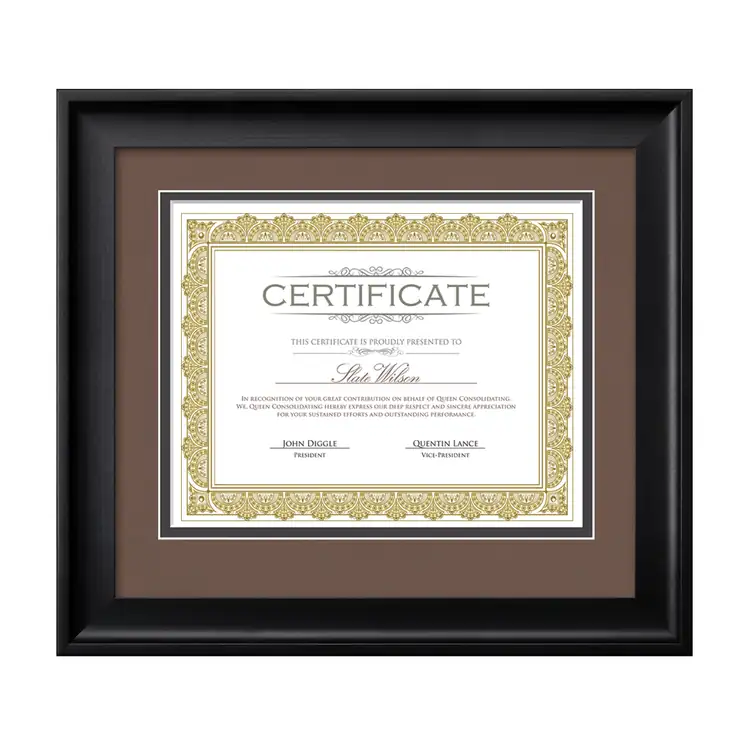 Fleetwood Certificate Frame #2