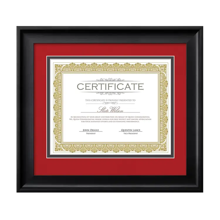 Fleetwood Certificate Frame #9