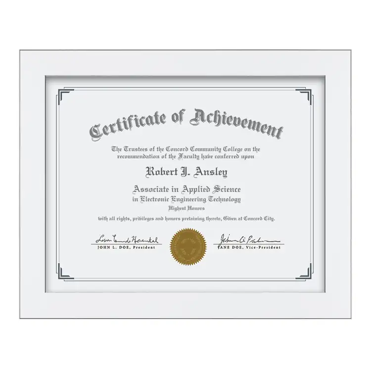 Hardock Certificate Frame