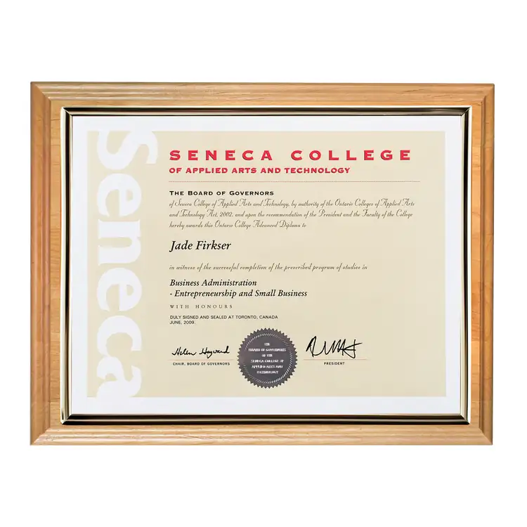 Louisville Certificate Frame