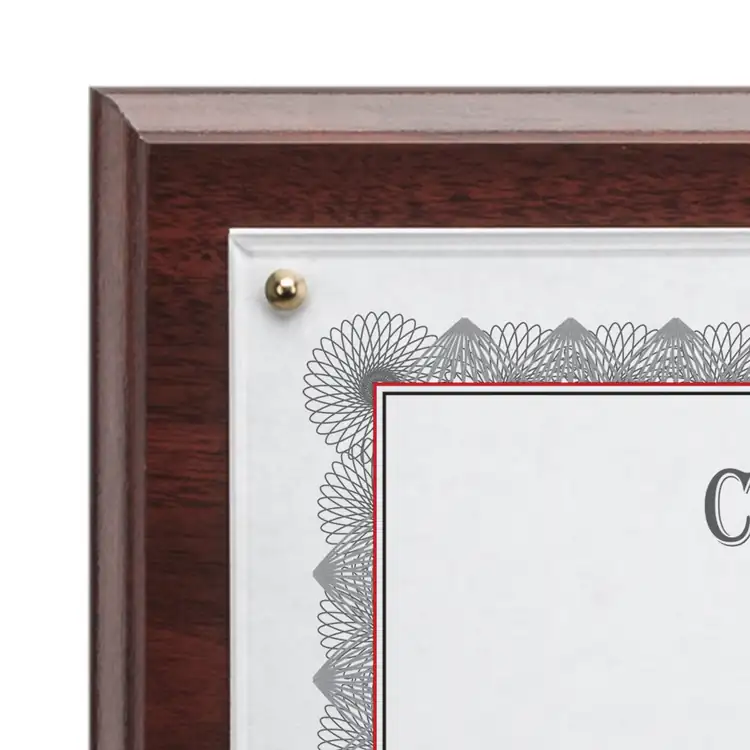 Merit Certificate Frame - Walnut #2