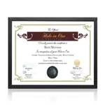 Cadre pour certificat Metropolitan - Noir