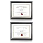 Cadre pour certificat Oakleigh - Noir