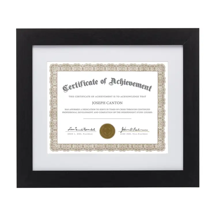 Savona Certificate Frame