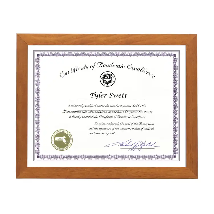 Towcester Certificate Frame #4