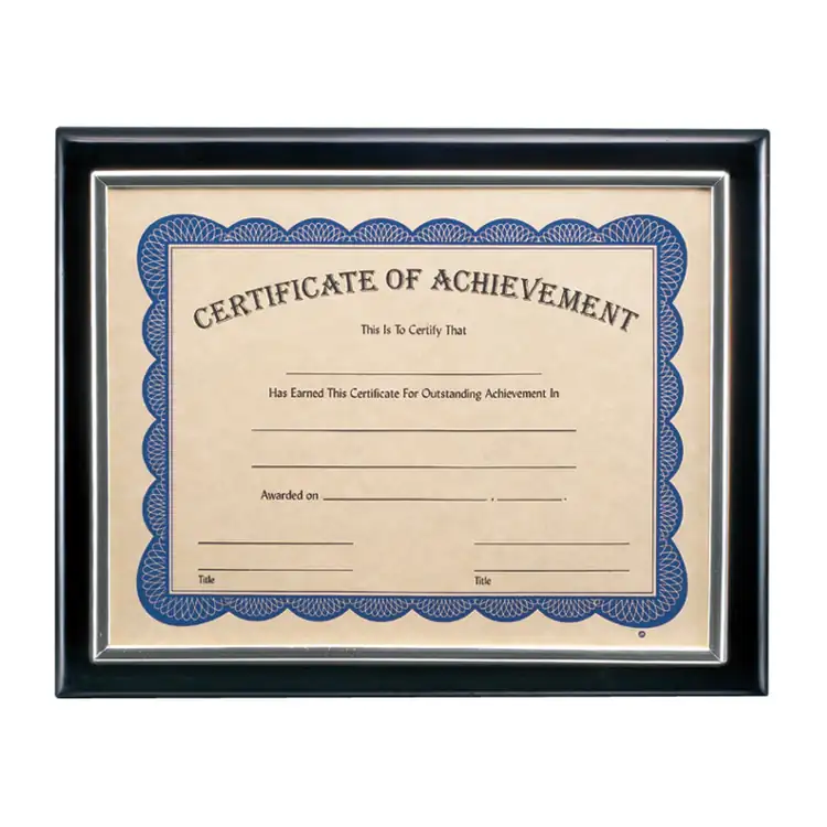 Trafford Certificate Frame - Black