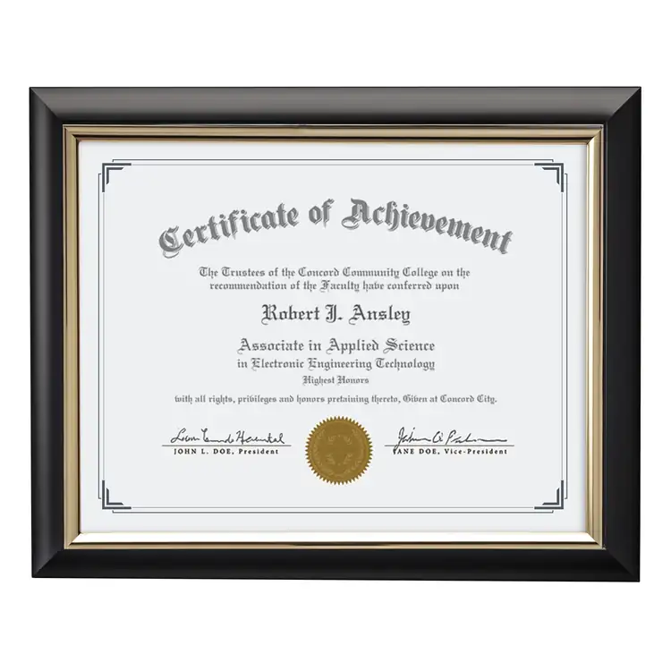 Trent Certificate Frame #3