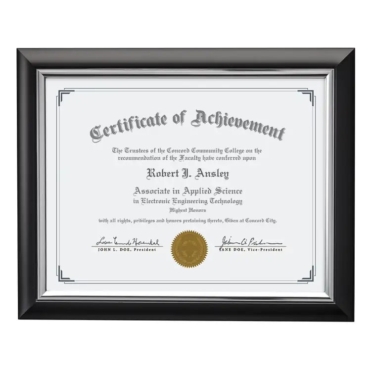 Trent Certificate Frame #4