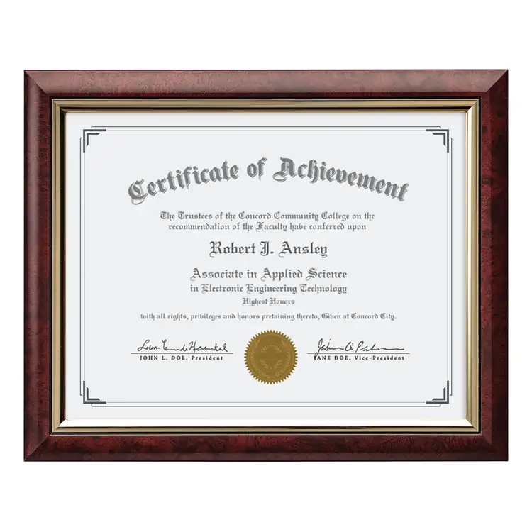 Trent Certificate Frame #5