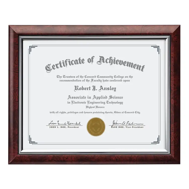 Trent Certificate Frame #6