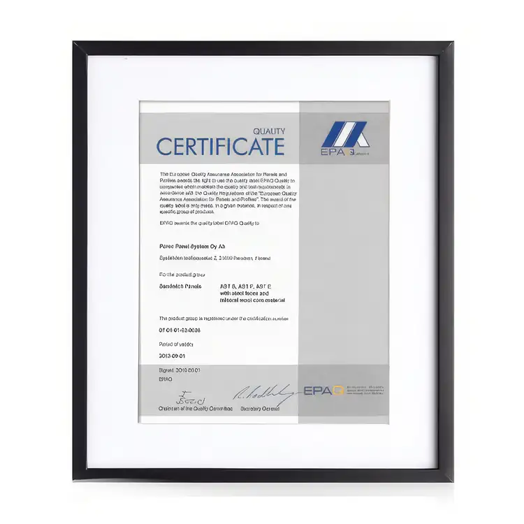 Walker Certificate Frame - Black