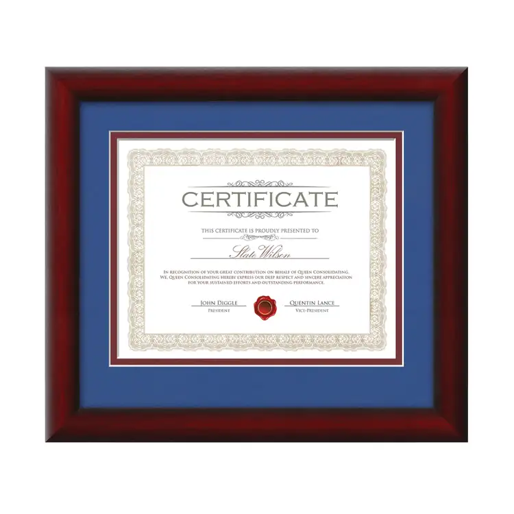 Cadre pour certificat Wellesley #10