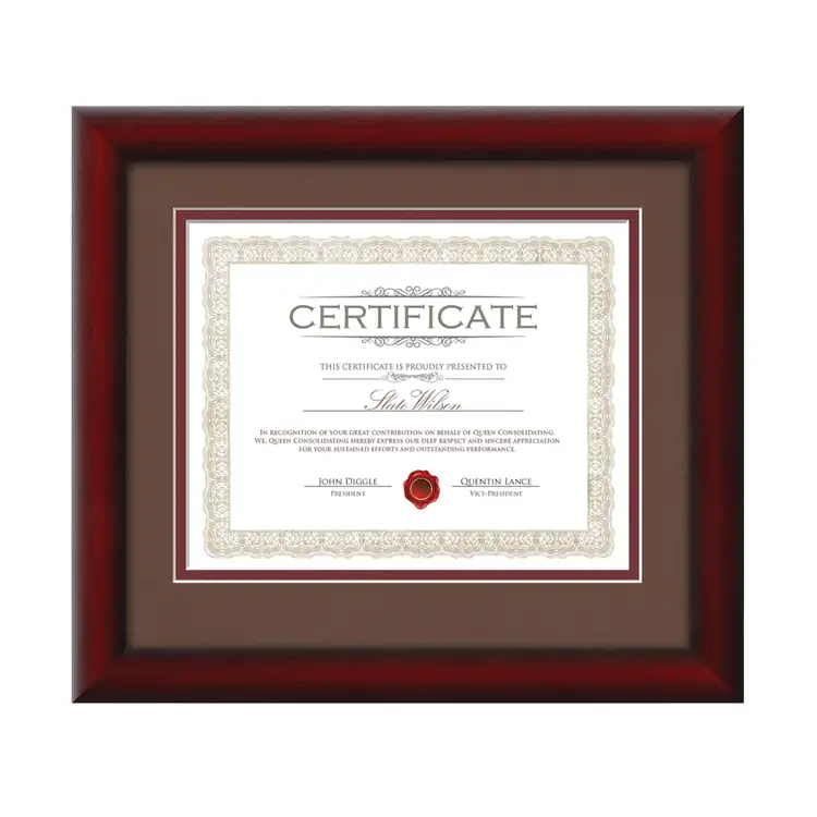 Cadre pour certificat Wellesley #2