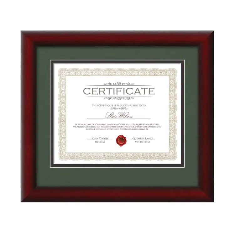 Cadre pour certificat Wellesley #6