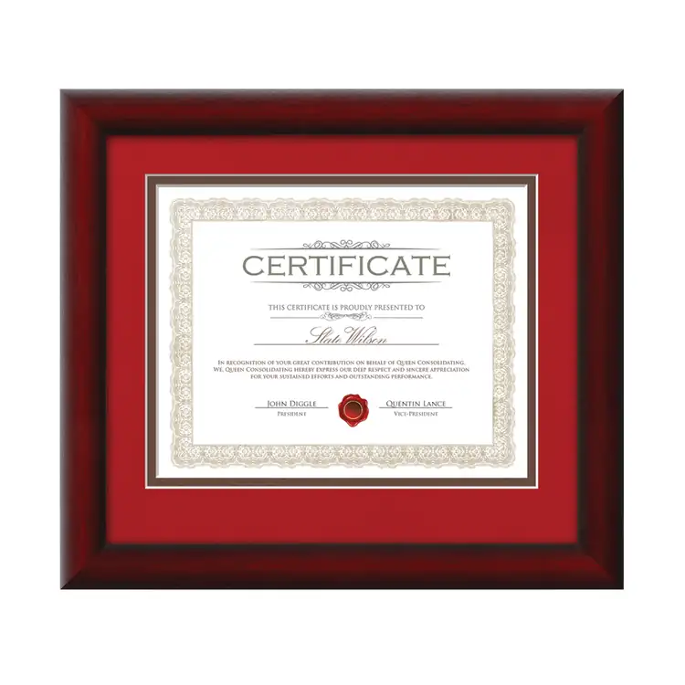Cadre pour certificat Wellesley #9