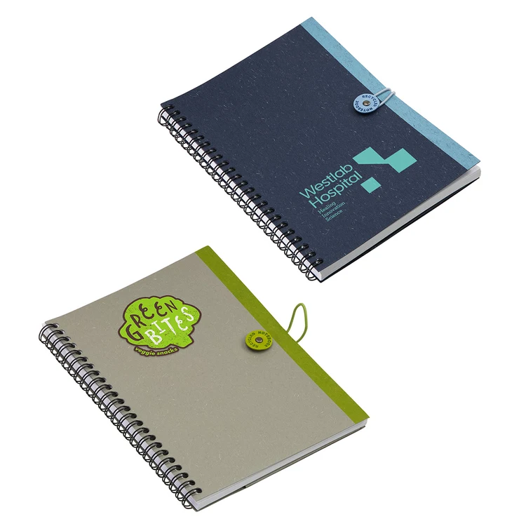 Cahier à spirale Centrum avec fermeture élastique