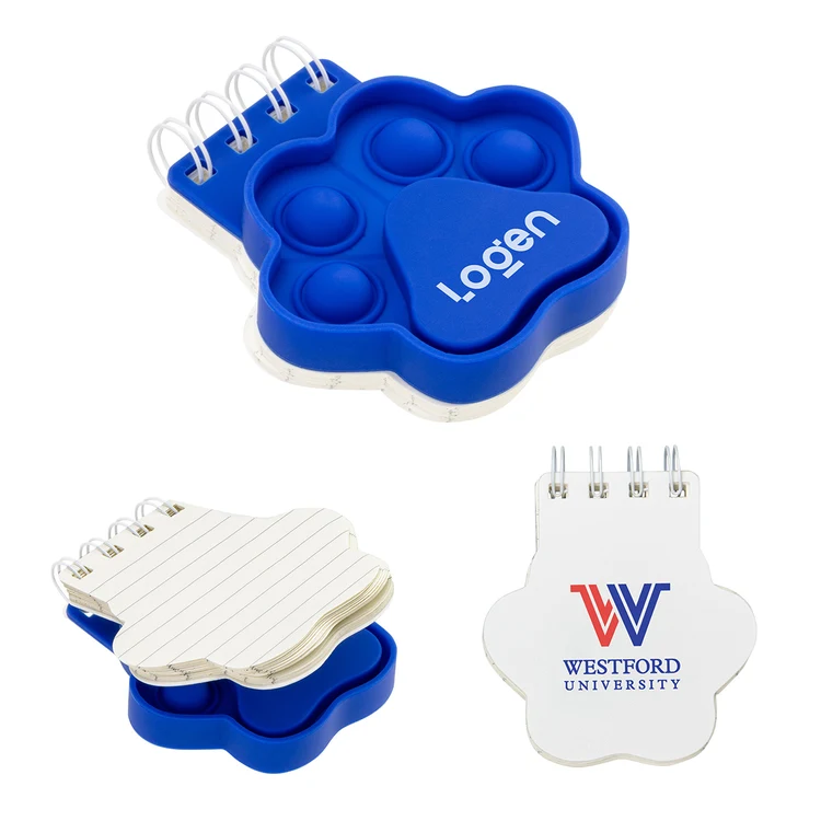 Paw Spiral Notebook Push Pop #3
