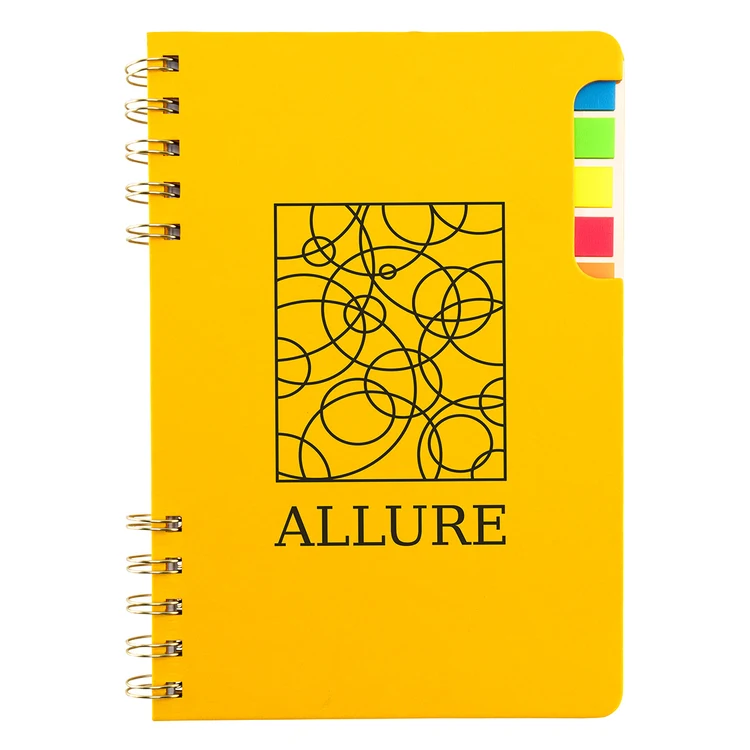 Praxis Recycled Spiral Notebook with Sticky Flags #7