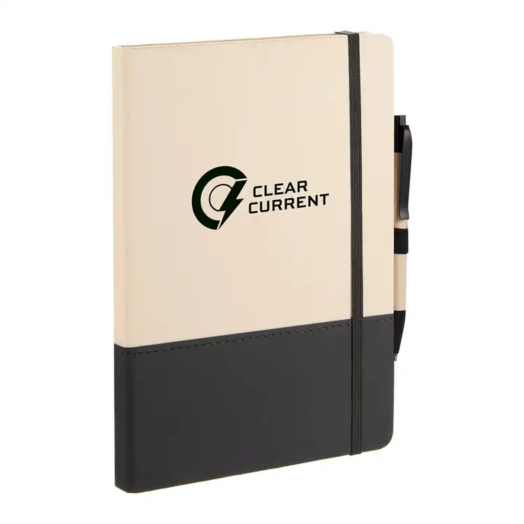 Cahier relié en papier de canne à sucre