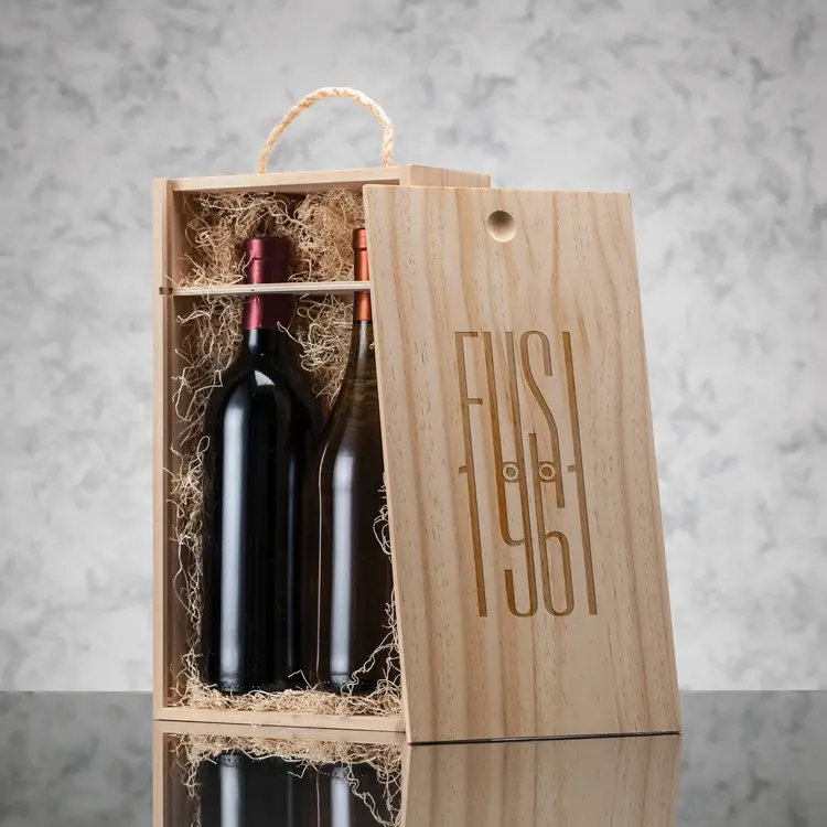 Caisse à vin Lahner pour 1 bouteille de 1500 ml