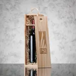 Caisse à vin Lahner pour 1 bouteille de 750 ml