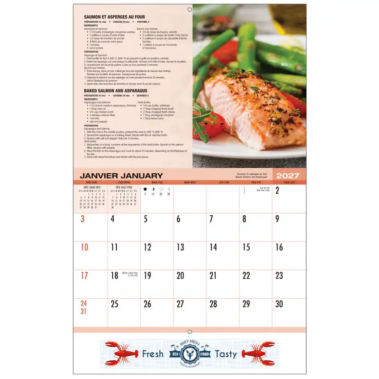 Calendrier Bonne table 2027 #2